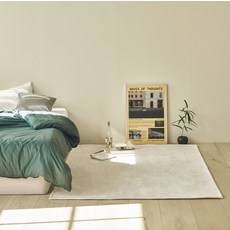 데일리 사계절 정사각 방수 러그