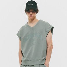 Beentrill V領寬鬆版型棉質背心 BA232VT001