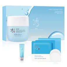 Sooryehan 秀雅韓 酵秘談 水潤泉源 防曬精華 SPF50+ PA++++ 套組, 50ml, 1個