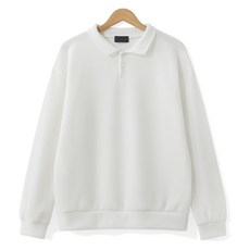 엠엔씨 투버튼 오버핏 카라넥 니트 맨투맨 MDMU465CM