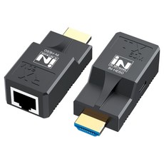 인네트워크 FHD 지원 HDMI 신호 장거리 전송 리피터 IN-HE60, 1개, 48.7mm