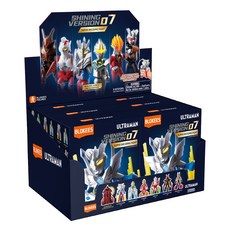 BLOKEES 布魯可 超人力霸王可動積木公仔 閃耀版 第7彈 款式隨機 6盒, 1組