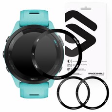 SPACE SHIELD Garmin Forerunner 265 相容 Armor Flex PMMA 全覆蓋螢幕保護貼 3片組, 1套, 透明