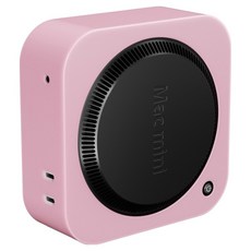 LIVEMAN Mac mini 矽膠保護殼 M4 粉紅色, 1個