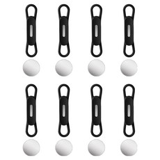 Modernat 冰箱磁鐵矽膠鉛筆筆磁吸支架組, 黑色, 8套