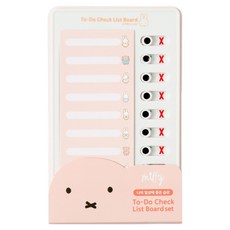 Miffy待辦事項清單板, 1個, 混合顏色, 10張