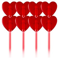 Happy Glow 愛心螢光棒, 8個, 隨機出貨