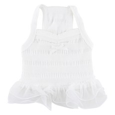 Montier 狗狗芭蕾連身裙, 1個, 白色
