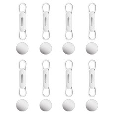 Modernat 冰箱磁鐵矽膠鉛筆筆磁吸支架組, 白色, 8套