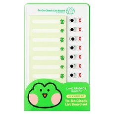 라인프렌즈 미니니 레니니 투두체크리스트보드, 혼합색상, 1개, 10매