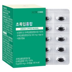 뉴트리코어 초록입 홍합 9g, 1개, 30정
