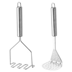 Moapik全不鏽鋼馬鈴薯搗碎器 2件組, 1組