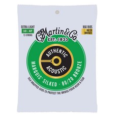마틴 80/20 Bronze Extra Light 12현 기타 스트링, 1개, MA180S