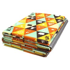 디비바 캠핑매트 + 가방 세트, 특수코팅 캠퍼오렌지(매트), 랜덤발송(가방)