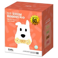 잇츄 강아지 오리지널 버라이어티 팩 덴탈껌 S 4종 x 15p, 옐로우 + 그린 + 브라운 + 꿀잠츄, 720g, 1개