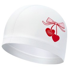 Rally Sports 運動兒童用聚氨酯塗層設計泳帽 PRKC921, 白色, 1個