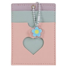 V-Rose 口袋型出入證交通卡身分證卡夾, 1個, 粉紅色