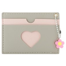 V Rose 基本款出入證交通卡身分證卡夾, 灰色, 1個