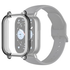 스페이스쉴드 레드미 워치 5 라이트 호환 TPU 범퍼 케이스 42mm, 블랙, 1개
