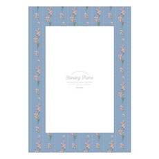 Olivia's Flowers Monolike 直立式紙相框 4x6, 01 藍色, 10個