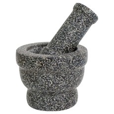 UNIQUE HOUSE HOME DECO 天然石黑珍珠一般研缽, 1個