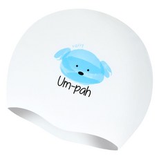 Rally 矽膠設計款泳帽 PRUC901, 藍色, 1個