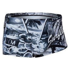 랠리 남성용 스포츠 모노비치 스퀘어 숏 실내 수영복 PSMR161