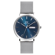 Daniel Wellington CLASSIC DAY DISPLAY STERLING ARCTIC 星期日期顯示 鋼製手錶