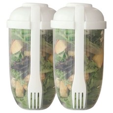 Weple Lab 單層沙拉瓶 1000ml, 2個, 單一顏色