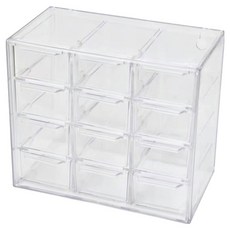 KEYMING 拋棄式隱形眼鏡收納盒 12格, 1個, 透明