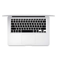 2025年 MacBook Air 13 鍵盤膜 A3240, 黑色, 1個