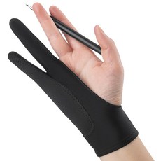 Touch feel 繪圖手套 左右手通用 一般型 3層 3入, 黑色