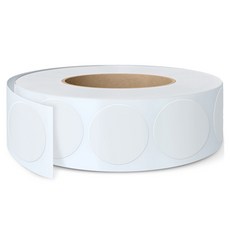 半透明圓形包裝封口貼紙捲 R-111, 1000入, 1個