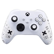 HOHOO XBOX 客製化防滑黏貼式握把貼片 控制器 白色, XBOX X / S, 1個