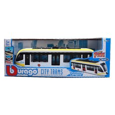 bbUrago 城市巴士電車壓鑄模型玩具, 黃色, 1個
