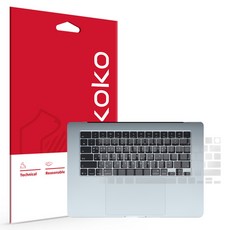 스코코 맥북에어 15 M4 키보드 보호필름, 투명, 1개