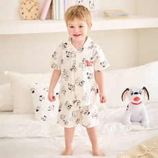 mollimelli friends 兒童款迪士尼101忠狗團隊合作短袖睡衣上下套裝