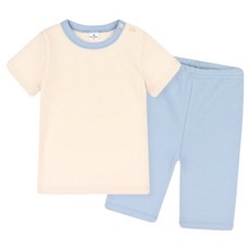 MilkBaby 유아용 마카롱 컬러 여름 내의 상하의 세트