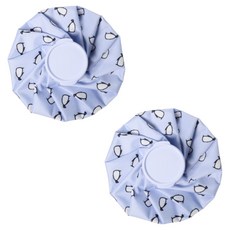 暖心商店 防水冷熱冰敷袋 藍色企鵝 小(14.5cm), 2個