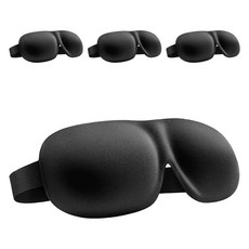 Livman 超輕量遮光睡眠眼罩, 4入, 1個