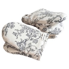 Hansday 杜瓦廚房隔熱手套, 炭灰色, 2個