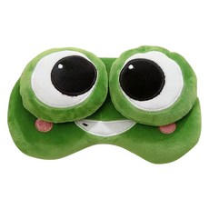 Livman 大眼青蛙娃娃睡眠眼罩 C, 1個, 1入