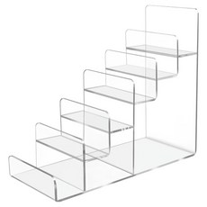 KEYMING 壓克力錢包包包6層展示架, 1個, 透明
