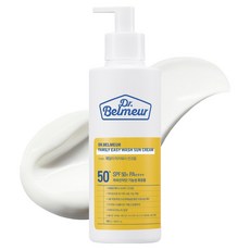 THE FACE SHOP 菲詩小舖 Dr.Belmeur 肌本博士 家庭號大容量易清洗防曬霜 SPF50+ PA++++, 1個, 190ml