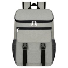 Bluedami 戶外野餐保溫保冷後背包, 灰色, 1個