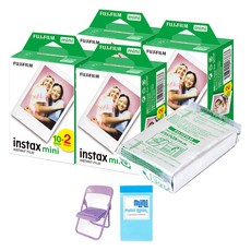 FUJIFILM 富士 instax 迷你底片90張+隨機相片椅+GL相簿, 1套, 迷你底片