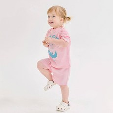 Milk Baby 嬰幼兒小熊夏季室內上下裝套組