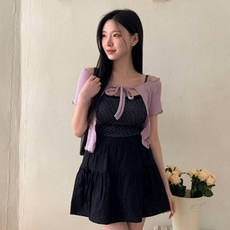 라라온 여성용 블라썸 이너캡 레이스 이너 끈나시 브라탑 TSP2355