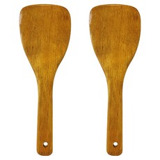 원목 황옻칠 닭갈비 밥주걱, 2개