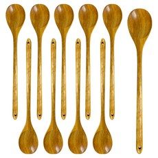 원목 황옻칠 롱볶음 주걱, 10개, 우드